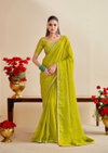 Bandhniya By Stavan Georgette Fancy Pattern With Embroidery Border Saree Wholesale In India